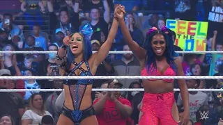 WWE Friday Night SmackDown 3/11/22- Sasha Banks & Naomi Vs. Natalya & Baszler - Full Match Review