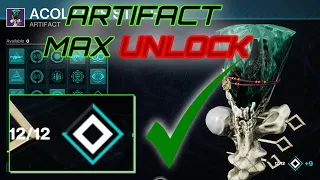 MAXED OUT ARTIFACT - Unlock All Mods - Recommendations For Season Of The Witch - Destiny 2