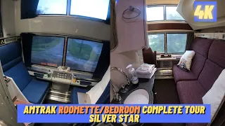 [4K] Amtrak Roomette and Bedroom Full Tour on the Silver Star