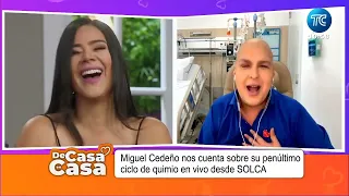 Miguel Cedeño habla sobre su penúltima quimioterapia desde SOLCA