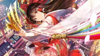 ULiL Reimu's Theme: Dichromatic Lotus Butterfly ~ Red and White