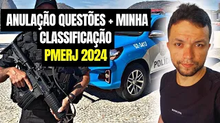 QUAIS QUESTÕES FORAM ANULADAS PMERJ 2024?