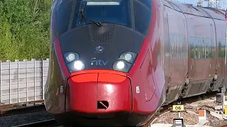 TRENI ALTA VELOCITA a 300 Km/h Stazione Mediopadana AV Reggio Emilia ETR500, Frecciarossa 1000,Italo