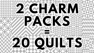 Half Square Triangle Quilt Layouts | HST Quilt | Free Charm Pack Quilt Pattern | Easy Quilt Pattern