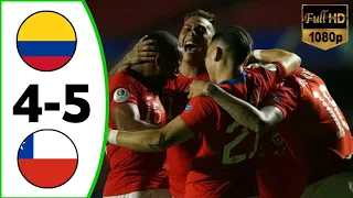 Колумбия - Чили - 0:0 (4:5 по пен.) Обзор матча 29.06.2019