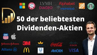 50 der beliebtesten Dividenden-Aktien im Check