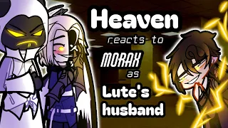 Hazbin Hotel Heaven reacts to Morax / Zhongli as Lute husband 🛎️Gacha 2 Hazbin Hotel Prime reacts to