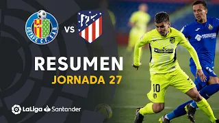 Resumen de Getafe CF vs Atlético de Madrid (0-0)