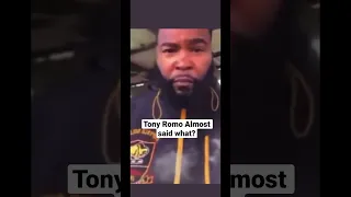 Tony Romo Almost Says N-word #shorts