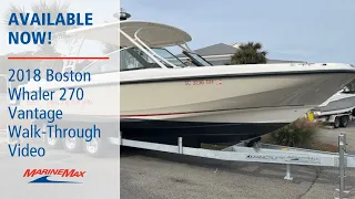 Available Now! 2018 Boston Whaler 270 Vantage Boat For Sale at MarineMax Charleston, SC