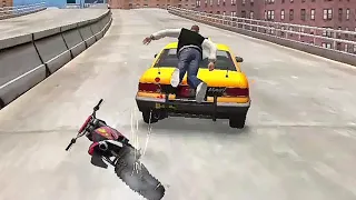 GTA 4 Crazy Motorcycle Crashes Compilation (Euphoria Ragdolls) Ep.9