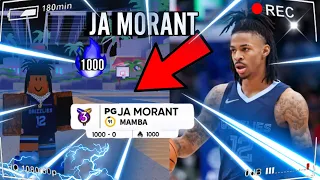 JA MORANT PARK TAKEOVER ON ROBLOX BASKETBALL GAME @ HOOPZ!!!