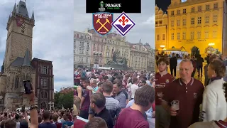 Crazy Scenes In Prague As 25,000 West Ham Fans Take Over The City Ahead Of Conference League Final