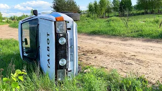 ПЕРЕВЕРНУЛИСЬ ВО ВРЕМЯ РАЛЛИ НА ТАЛБОТЕ! ЭТО ЖЕСТЬ!