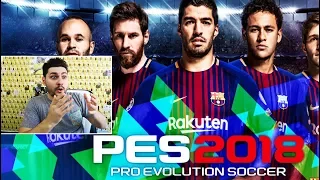 PLAYING PES 2018 - BEST FOOTBALL GAMEPLAY EVER ? PRO EVOLUTION SOCCER 2018 REVIEW