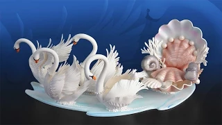 Sugar Swans and Seashell Carriage Tutorial Overview