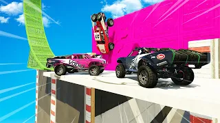 TROLLING My Friends in NEW GTA 5 STUNT Race Made Us ENEMIES! GTA 5 Funny Moments | YGThe2ND