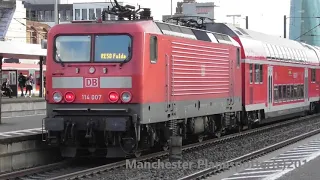 (HD) DB German Trains At Frankfurt Main Sud Station On The 01/10/2019