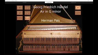 G.F.  Händel Air in G minor (sonarte organ Hauptwerk Cembalo Mietke)