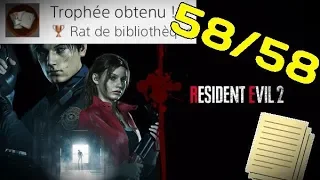 Resident Evil 2 Remake: File location 58/58 - Library Rat Trophy # 2