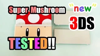 NEW Nintendo 3DS - Super Mushroom Cover Plate TESTED!