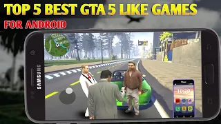 Top 5 Best GTA 5 Like Games For Android | High Graphics Android Games 2022