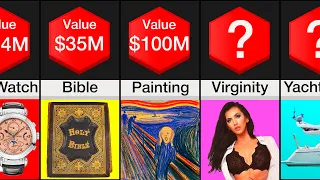 Price Comparison: Most Valuable Things In History