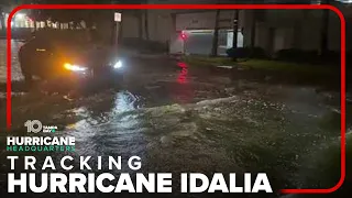 Tracking Hurricane Idalia: Driver attempts to travel through flooded Bayshore Boulevard in Tampa