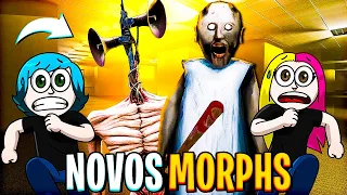 GRANNY E CABEÇA DE SIRENE NAS BACKROOMS ASSUSTADORAS 😱 !!! ROBLOX Morphs - EP 09 ( Alec GO! )