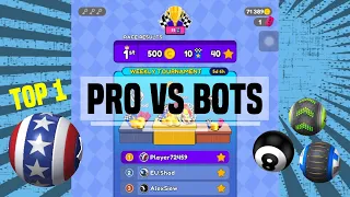 Top 1 in Weekly Tournament (I think they’re bots) - Offline Games | Going Balls