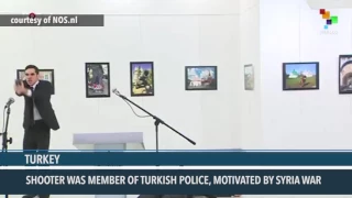 Images of Shooting of Russian Ambassador in Turkey