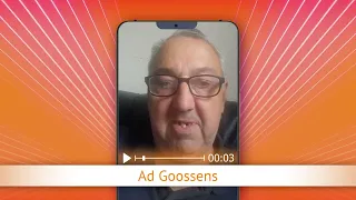TV Oranje app videoboodschap - Ad Goossens