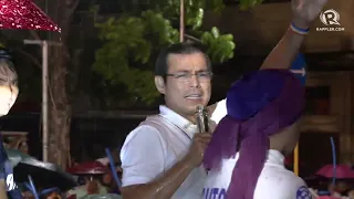 Isko Moreno gets drenched in high-energy Cagayan de Oro rally