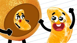 OMG! Pregnant Fruits || Happy Doodles And Their Funny Animated Stories - 24/7 DOODLES