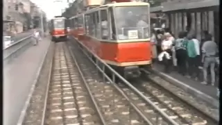 East Berlin tram & bus rides 1989