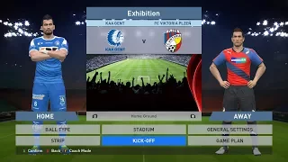 KAA Gent vs FC Viktoria Plzeň, Ghelamco Arena, PES 2016, PRO EVOLUTION SOCCER 2016, Konami