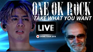 ONE OK ROCK | TAKE WHAT YOU WANT| JAPAN DOME TOUR 2018 | REACTION by @GianniBravoSka