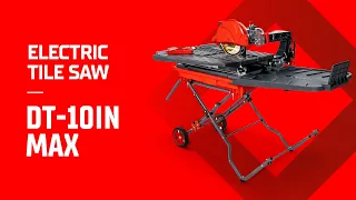 The Portable, Powerful, and Dependable Electric Tile Cutter from RUBI, the DT-10IN MAX