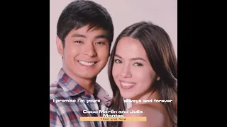 Coco Martin and Julia Montes Then and Now #cocomartin #juliamontesandcocomartinupdates #lovestory