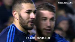 Valencia 0 - 1 Real Madrid Karim ‎Benzema %100 scored by BBC