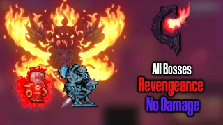 Terraria Calamity Mod - All Bosses in Revengeance Mode (No Damage)