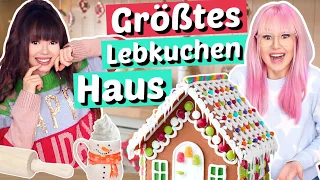 Komplett Chaos 💥 Wir backen das GRÖSSTE Lebkuchenhaus der WELT | ViktoriaSarina