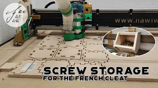 Screw Storage for the French Cleat - LowRider 3 CNC