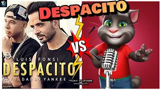Despacito (remix + Lyrics) Song  || Luis fonsi vs Talking Tom 🐱 || Tom Tunes ||