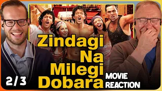 Zindagi Na Milegi Dobara | Movie Reaction PART 2/3 | Abhay Deol | Hrithik Roshan | Farhan Akhtar |