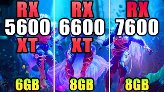 RX 5600 XT vs RX 6600 XT vs RX 7600 - How Much Performance Difference?