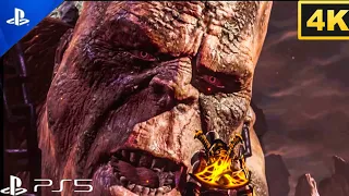 GOD OF WAR lll  REMASTERED | (PS5) KRATOS VS CRONOS BOSS FIGHT PS5 4K Gameplay