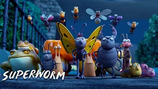 Butterfly Hatches a Plan to help Superworm! @GruffaloWorld: Superworm