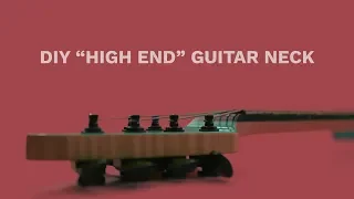 DIY "High End" Guitar Neck | Trussrod, Inlays, Frets etc.