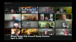 Wheat Ridge City Council Study Session 4-5-21